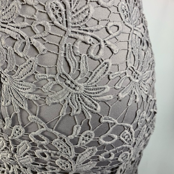 Lulu’s Hidden Talent Backless Gray Dress - size XS - Picture 4 of 13